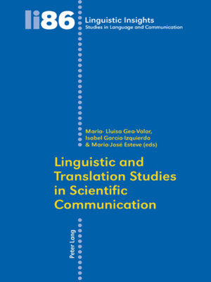 cover image of Linguistic and Translation Studies in Scientific Communication